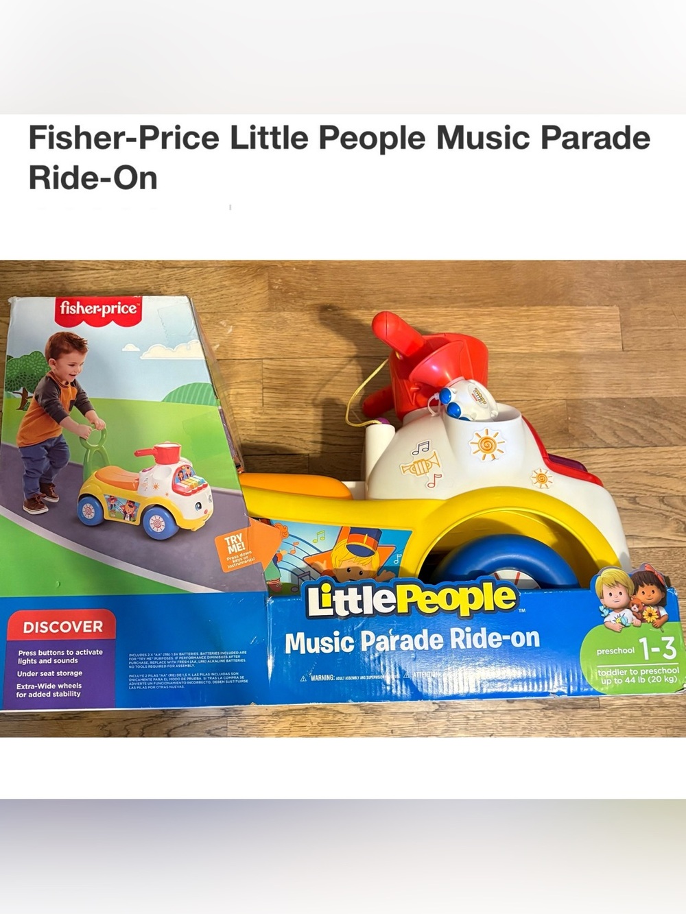 Fisher-Price Little People Music Parade Ride-On - NWT